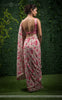 Sameera Pure Silk-Crepe Floral Printed and Pearl Embroidered Border Saree