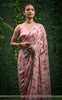 Sameera Pure Silk-Crepe Floral Printed and Pearl Embroidered Border Saree