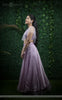 Vishakha Lavender Modal-Satin Hand-Embroidered Blouse & Lehenga