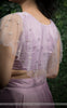 Vishakha Lavender Modal-Satin Hand-Embroidered Blouse & Lehenga