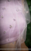 Vishakha Lavender Modal-Satin Hand-Embroidered Blouse & Lehenga