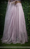 Chitra Lavender Pure Silk-Organza Hand-Embroidered Blouse & Lehenga