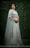 Champalata Mint Raw-Silk Pearls Hand-Embroidered Lehenga