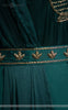 Mriganka Satin Handcrafted and Embroidered Dark Green Dress