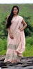 Peach Sorbet and Pearls Pure Silk Chiffon Saree