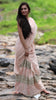 Peach Sorbet and Pearls Pure Silk Chiffon Saree