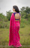 Pinkberry Modal Cotton Hand Embroidered Saree