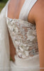 White Magnolia Pure Silk-Organza Embroidered Saree