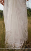 White Magnolia Pure Silk-Organza Embroidered Saree