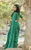 Sweet Pear Celadon Green Pure Satin Georgette Saree
