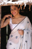 Iris Pure Chiffon Pure White Saree