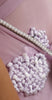 Lilac Pure Silk Georgette Ribbon-Work Saree