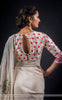 Asawari Pure Silk-Crepe Hand Embroidered Saree