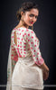 Asawari Pure Silk-Crepe Hand Embroidered Saree