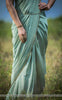 Hornet Pure Silk-Crepe Hand Embroidered Saree