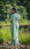 Hornet Pure Silk-Crepe Hand Embroidered Saree