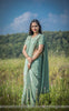Hornet Pure Silk-Crepe Hand Embroidered Saree