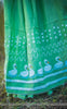 Mugdha Muslin-Cotton Hand-Painted Swans Saree