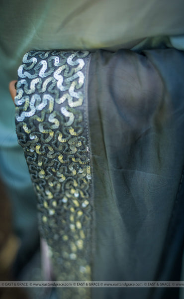 Tara Viscose-Crepe Hand Embroidered Saree
