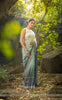 Tara Viscose-Crepe Hand Embroidered Saree