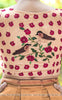 Morning Sunshine Red Rose Raw Silk Hand Embroidered Blouse