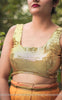 Golden Sequin Embroidered Blouse