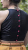 Nightsong Black Lycra-Satin Designer Blouse