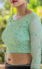 Pista Raw Silk Blouse With Floral Embroidery