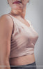 Elora Rose Gold Pure Silk Plain Blouse