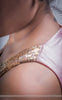 Pink Marsh Sequin Encrusted Lycra-Satin Embroidered Blouse