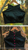 Nightsong Black Lycra-Satin Designer Blouse